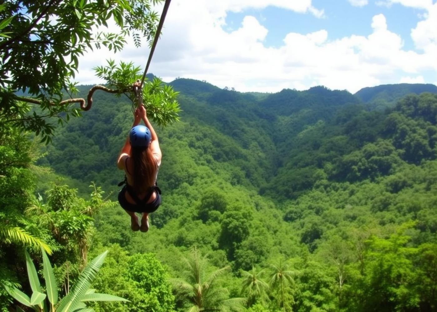 Ziplining